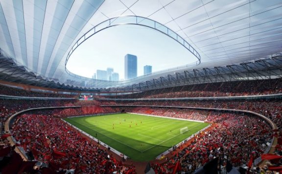 扎哈·哈迪德（Zaha Hadid）建筑师事务所在中国设计了西安国际足球中心
