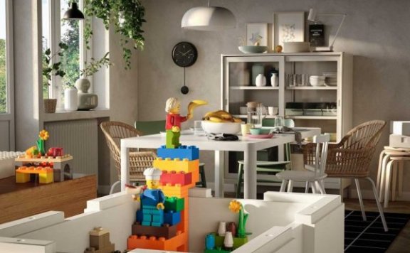 BYGGLEK,宜家和乐高组建了比格勒储物盒