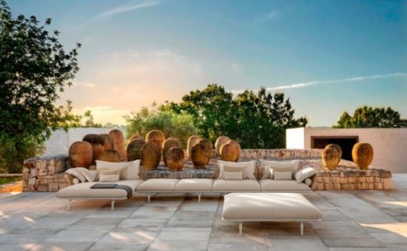 意大利户外家具品牌Talenti：材料之间的协同作用