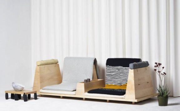 UMÉSTUDIO设计的ZABUTON沙发将日式外观带入家中
