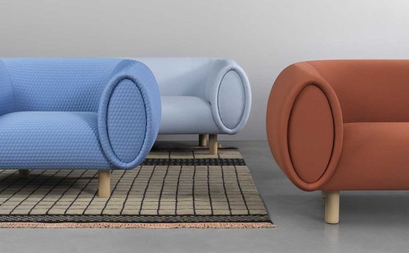 制作中的标志:Rexite的Tobi沙发