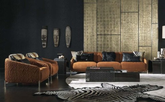 意大利家具品牌:Roberto Cavalli 在“野性生活”中的非洲影响力