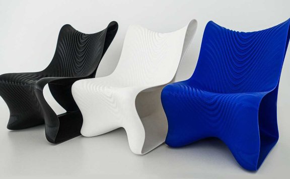 波动+未来主义，与Mawj 3D打印椅子见面