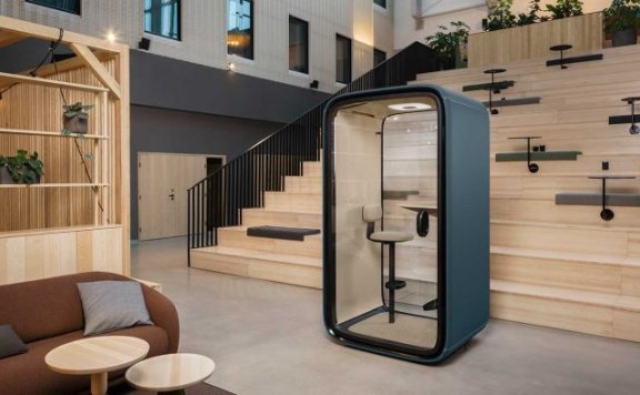 Framery与Ultra合作推出定制的办公室吊舱