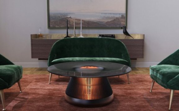 壁炉通过扭曲温暖地使房屋充满活力