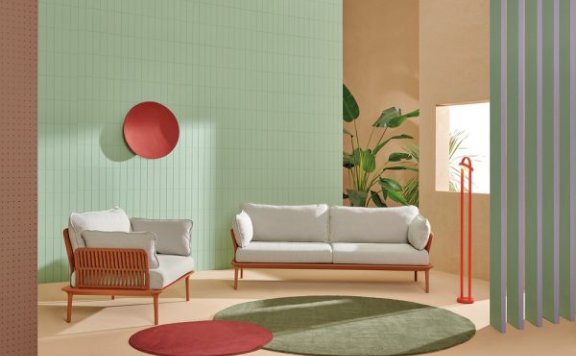 De Gaspé & Pedrali在春季迎来新家具和急需的色彩提升