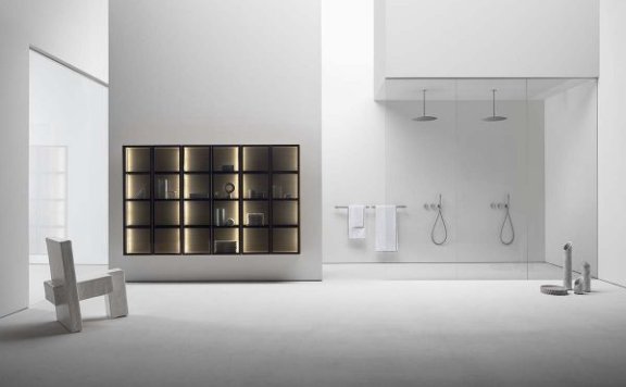Falper推出Butler,专门为浴室设计的模块化衣柜
