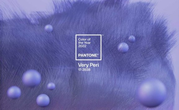 Pantone 2022 年度代表色：PANTONE 17-3938 Very Peri