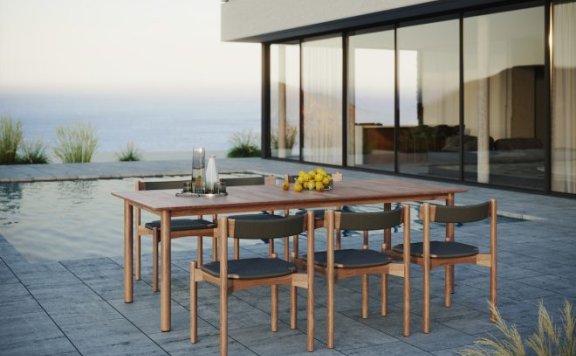 Skargaarden 推出名为 Koster 的新柚木户外家具系列