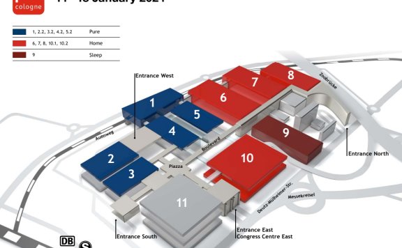 2024年德国科隆国际家具展举办时间及场馆分布
